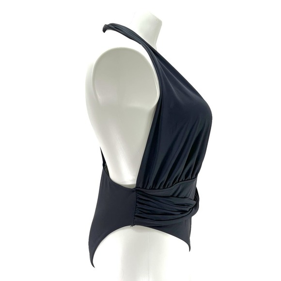 Good American NEW Waist Cincher One-piece Swimsuit In Matte Black Plus Size 3X - Picture 5 of 16